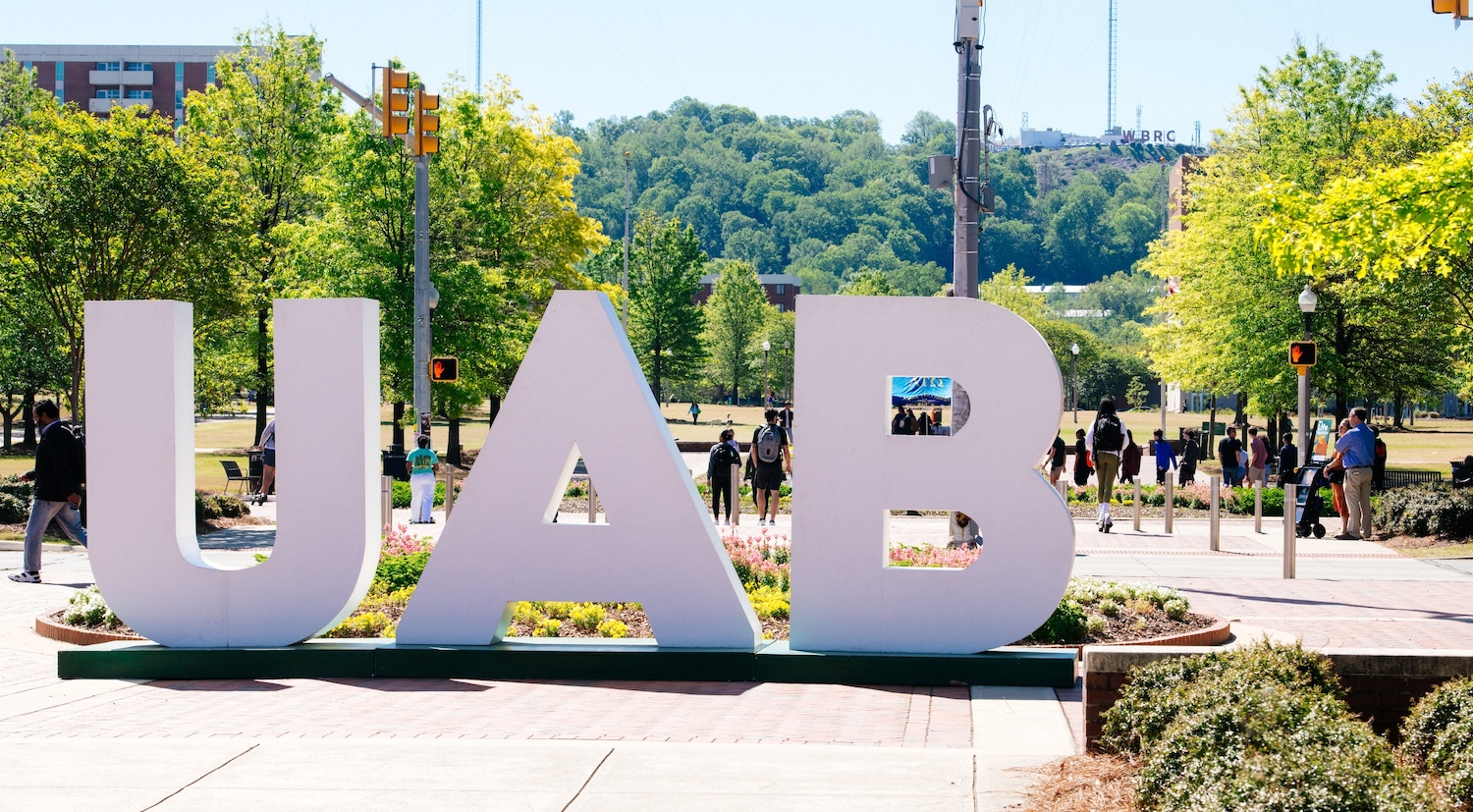 RS50416 UAB sign at Hill 55