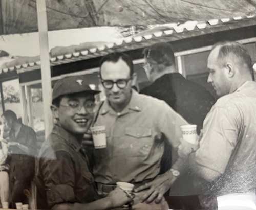 Dr. Neil Christopher with protégé Dr. Thuy Do in Vietnam