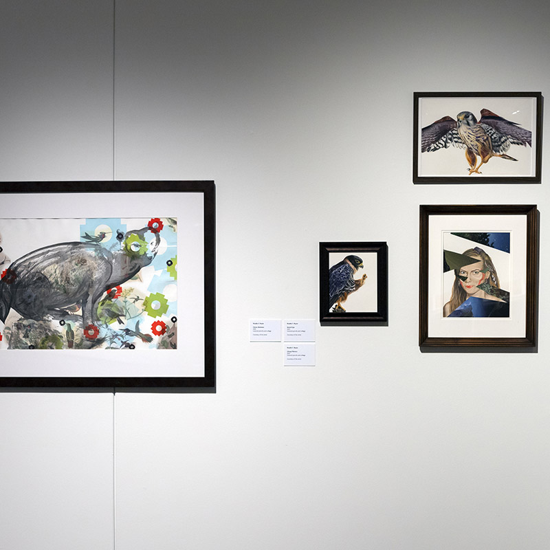 Installation view 2021 UAB Department of Art and Art History BFA Exhibition, Abroms-Engel Institute for the Visual Arts, University of Alabama at Birmingham, Birmingham, Alabama, April 19 – May 1, 2021, ©️ 2020 AEIVA, UAB Photo: Sheleka Laseter.