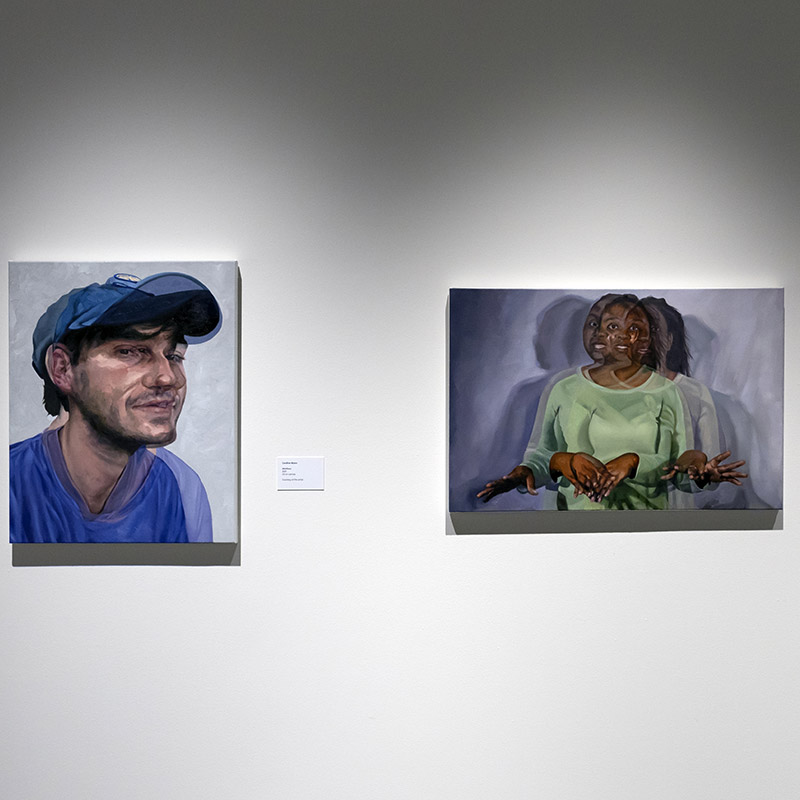 Installation view 2021 UAB Department of Art and Art History BFA Exhibition, Abroms-Engel Institute for the Visual Arts, University of Alabama at Birmingham, Birmingham, Alabama, April 19 – May 1, 2021, ©️ 2020 AEIVA, UAB Photo: Sheleka Laseter.