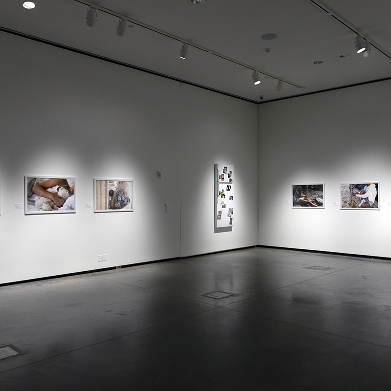 Installation view 2021 UAB Department of Art and Art History BFA Exhibition, Abroms-Engel Institute for the Visual Arts, University of Alabama at Birmingham, Birmingham, Alabama, April 19 – May 1, 2021, ©️ 2020 AEIVA, UAB Photo: Sheleka Laseter.