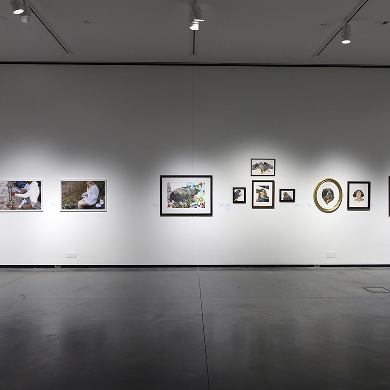 Installation view 2021 UAB Department of Art and Art History BFA Exhibition, Abroms-Engel Institute for the Visual Arts, University of Alabama at Birmingham, Birmingham, Alabama, April 19 – May 1, 2021, ©️ 2020 AEIVA, UAB Photo: Sheleka Laseter.