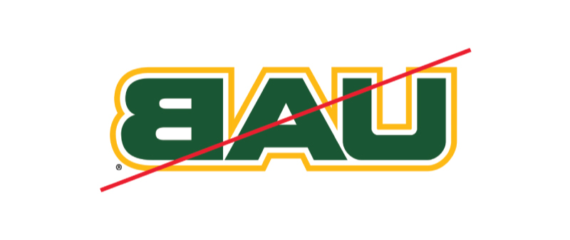 graphic showing inappropriate monogram usage example 4