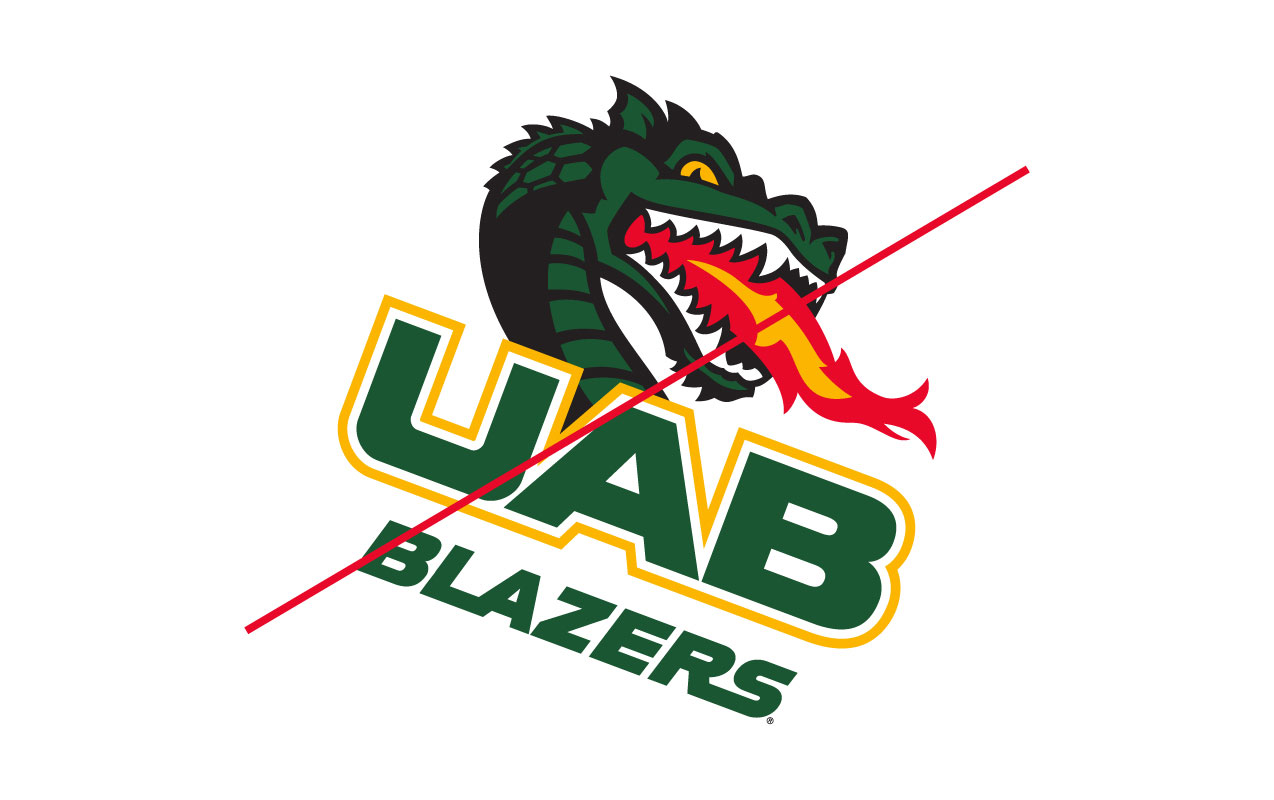 Graphic showing UAB Trifecta logo Inappropriate Use 2