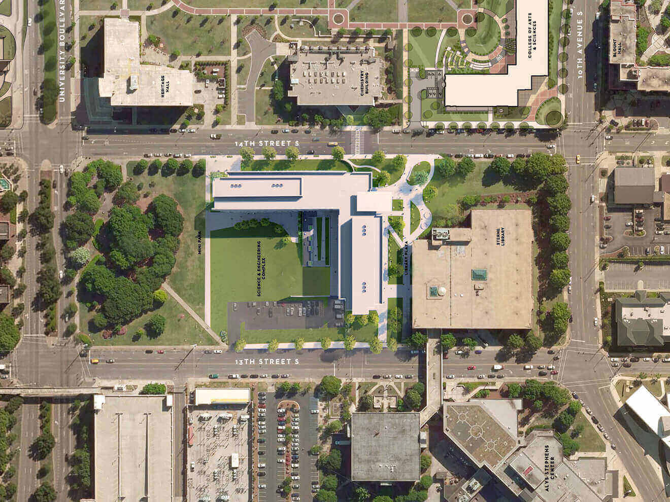 Science & Engineering Complex - Phase 1 - Site Plan