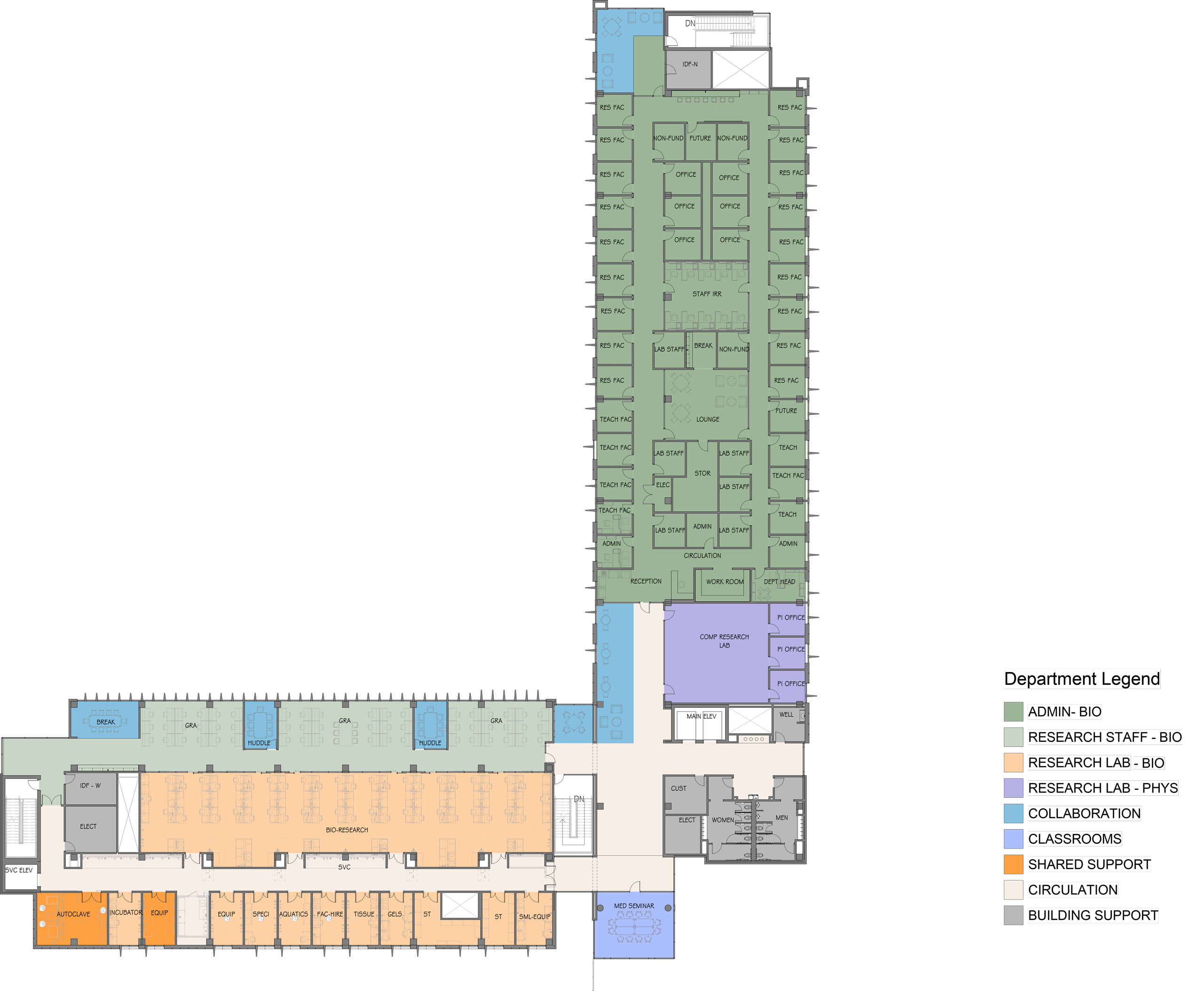 SEC third floorplan