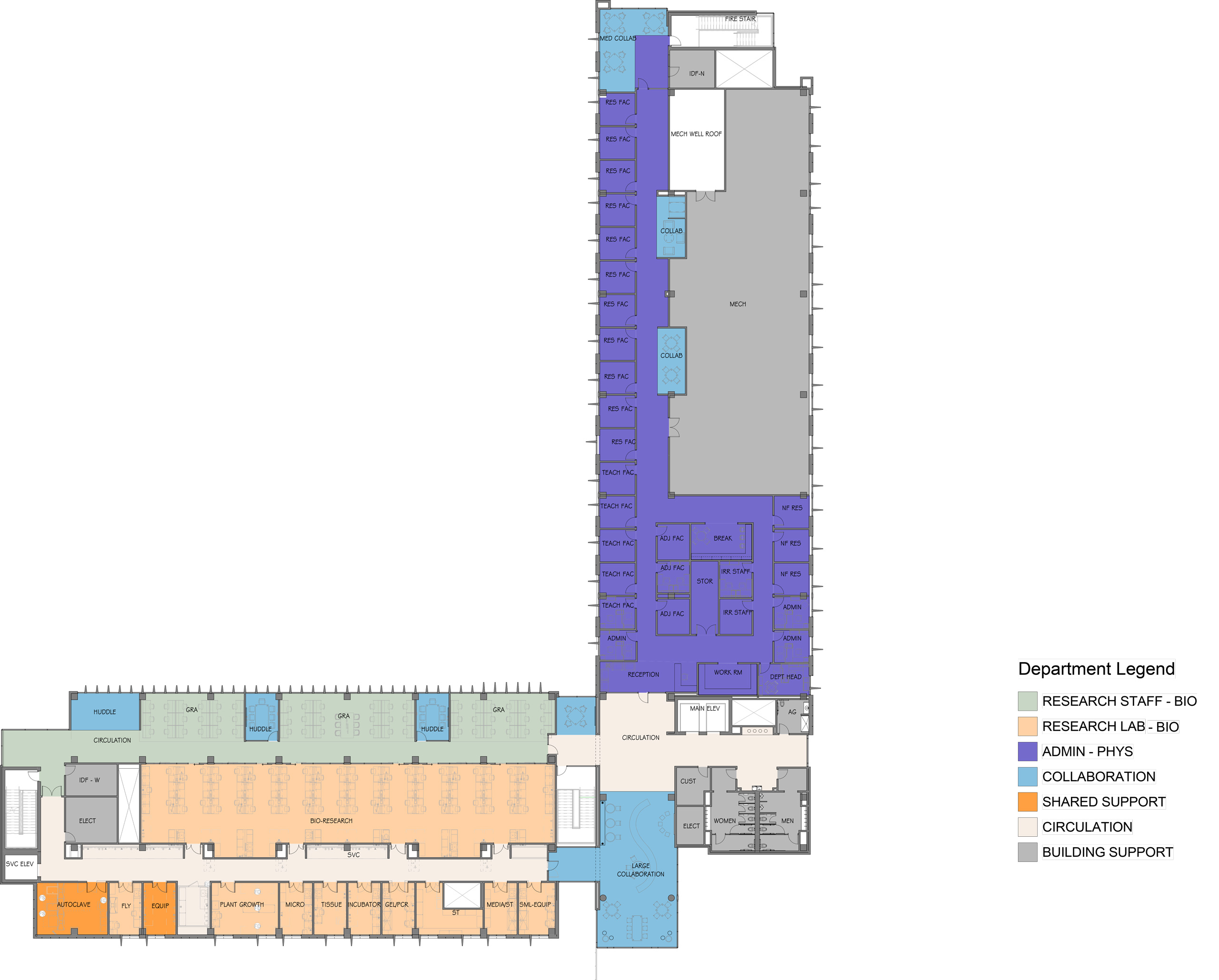 SEC four floorplan