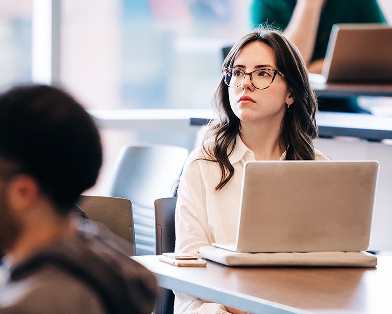 Picture of students in a classroom.