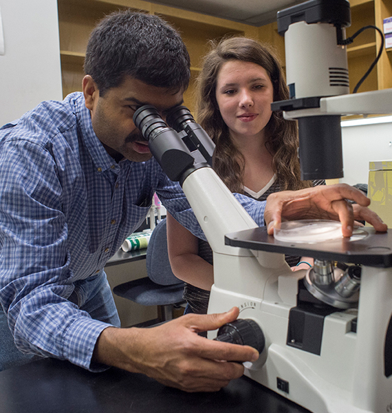 Students in lab