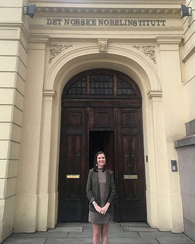 Remy Meir at the Nobel Peace Institute