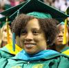 Jamika Kirk at the 2013 Spring Commencement. 
