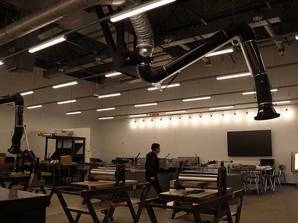 Printmaking studio