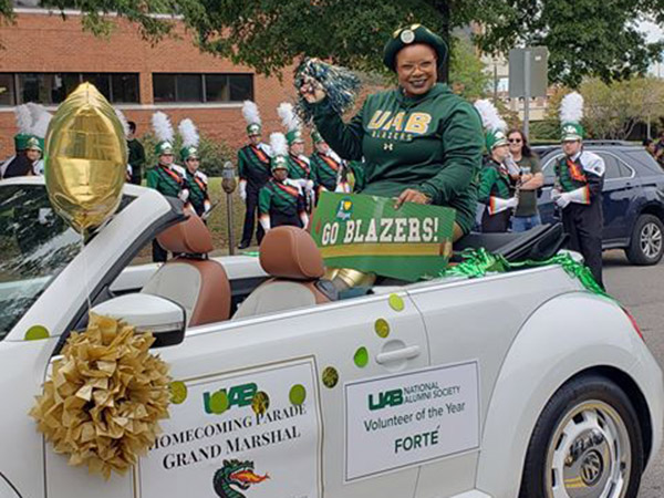 Forte' - Grand Marshal of the 2019 UAB Homecoming Parade