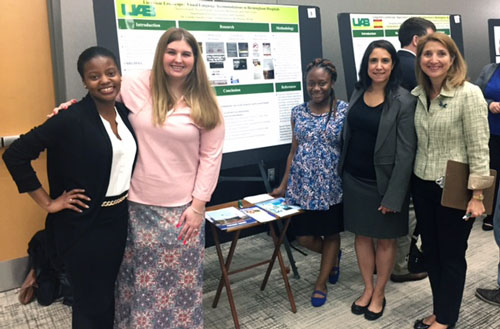 Nayivis Cunill, Nicole Lassiter, Samantha McDonald, Charli Tyree, and Dr. Lourdes Sánchez-López. 