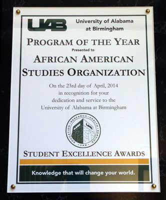 Award given to the AAS Group. 