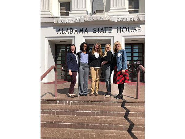 Social Work Students and Faculty attend Alabama Arise’s Legislative Day