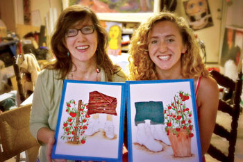 Kerry Madden and daughter Lucy Madden-Lunsford.