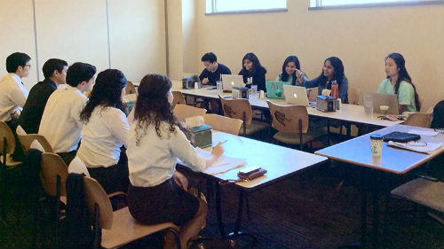 Ethics Bowl Team practice