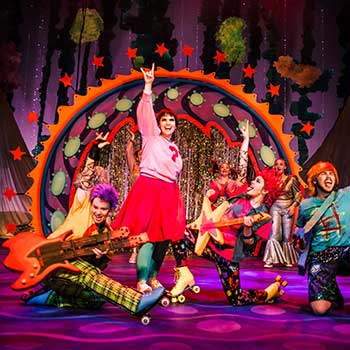 Group of UAB theatre students performing.