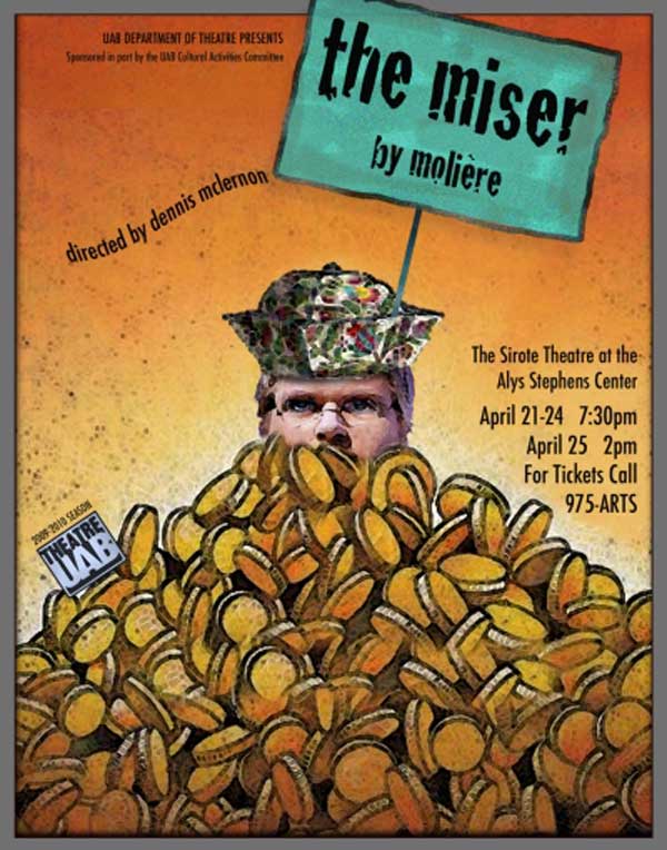 The Miser poster.