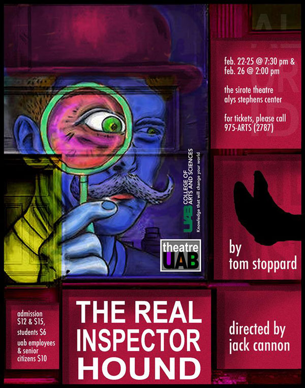 The Real Inspector Hound poster.