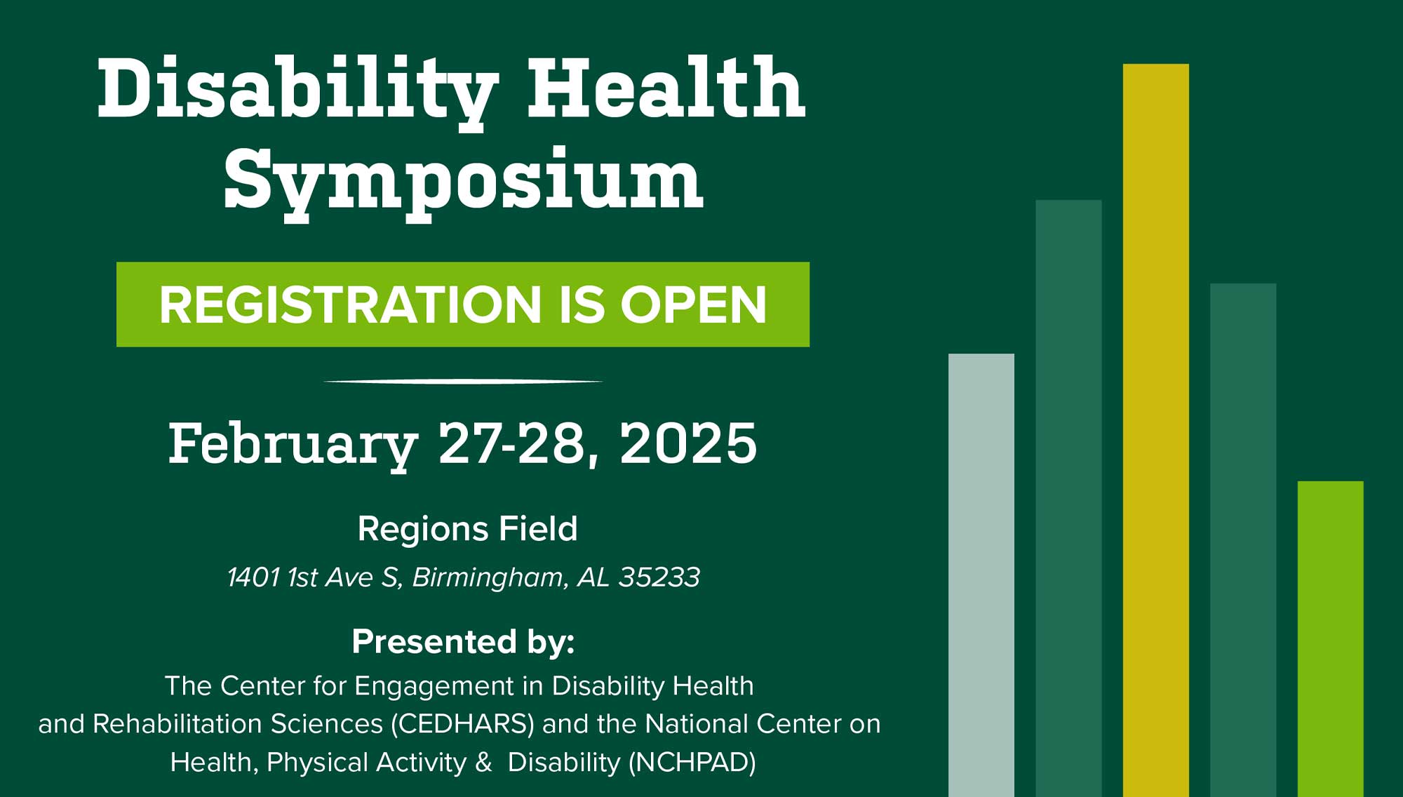 Symposium banner - all info in page text. 