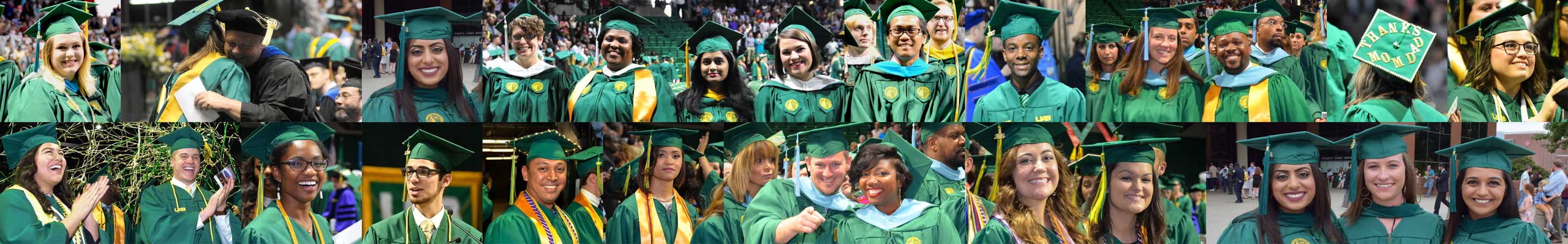 gallery of graduates at ceremony