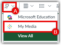 embedpublish media in canvas new