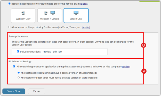 Enable respondus Monitor 5