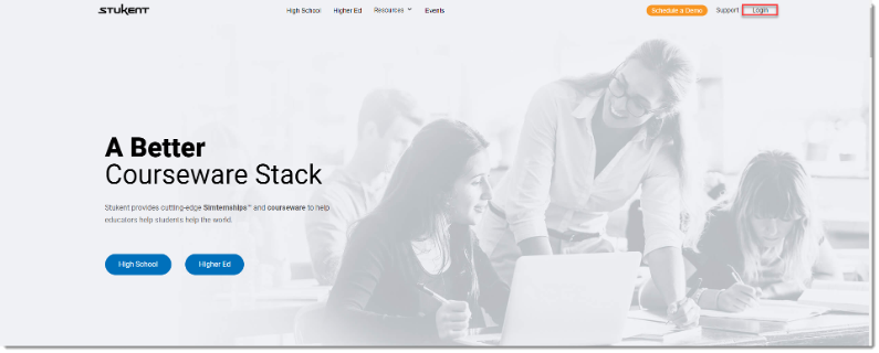 Stukent website Login