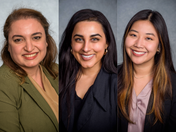 Farnaz Mehran, Myra Rana, and Amy Trinh