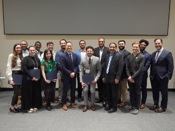 Scholars Symposium 2024 winners with faculty