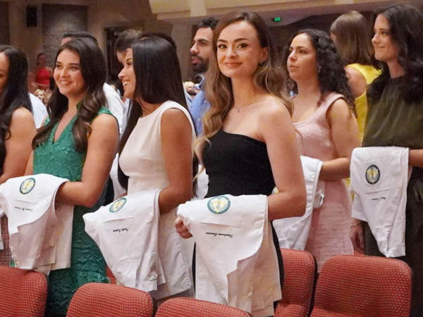 Students waiting at 2024 UABSOD White Coat Ceremony