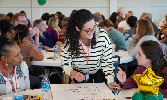 Faculty and staff participate in an EXCEL program Oct. 18