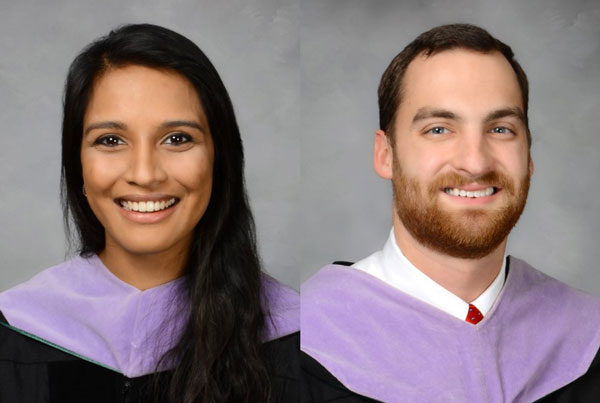 Bhakti Desai and Parker Alison headshots.