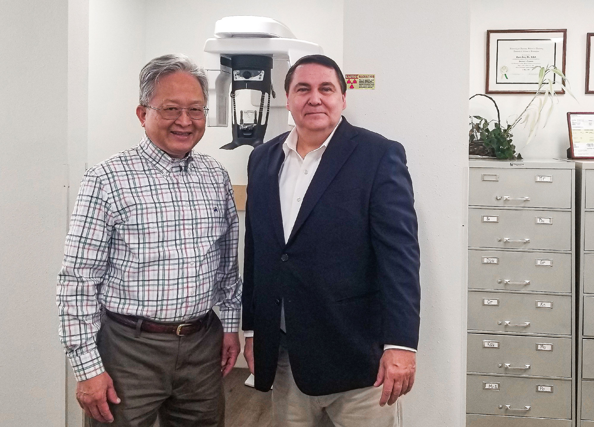 Dr. Eric Wu and Scott Huffman 