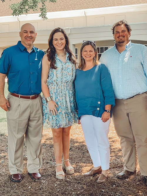 Dr. Clay Wright and his family