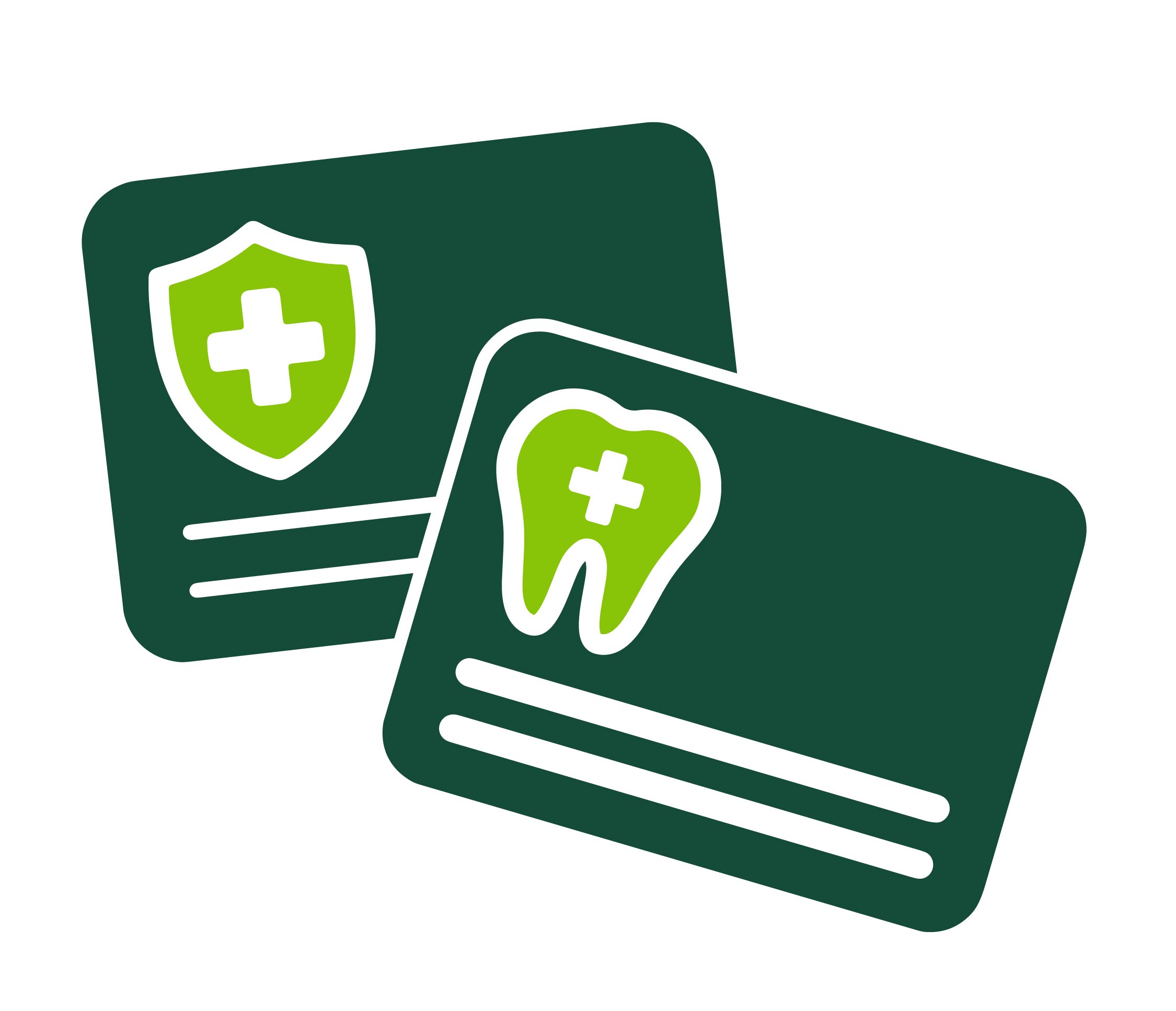 Current dental & medical insurance cards