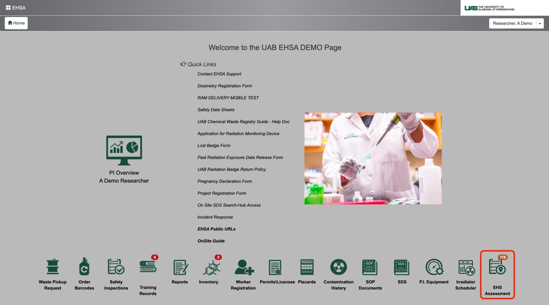 screenshot of software