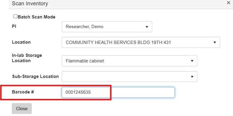 screenshot of software