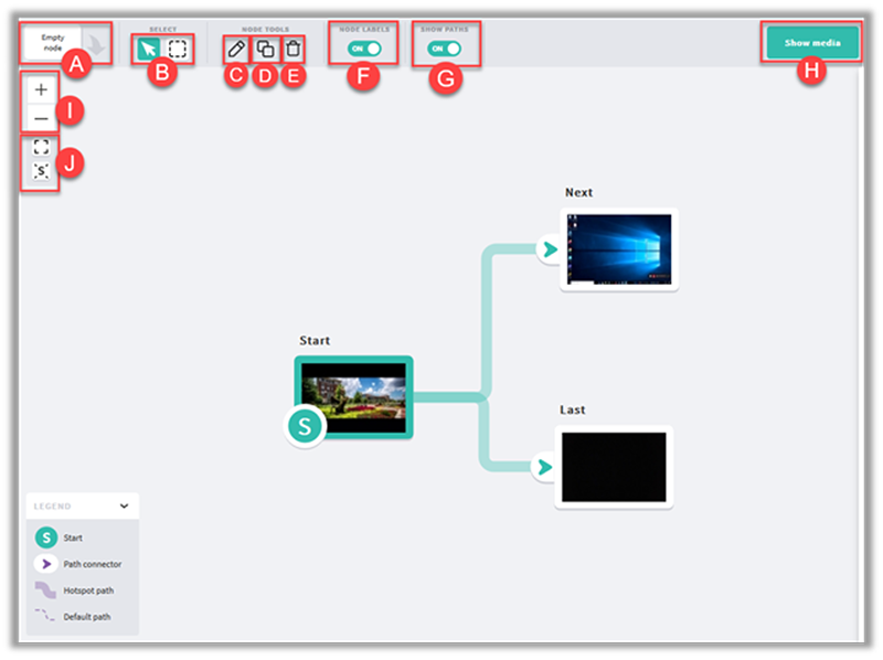 interactive video square