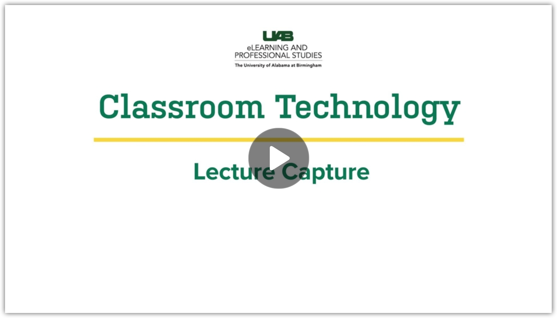 Classroom Technology Thumbnail