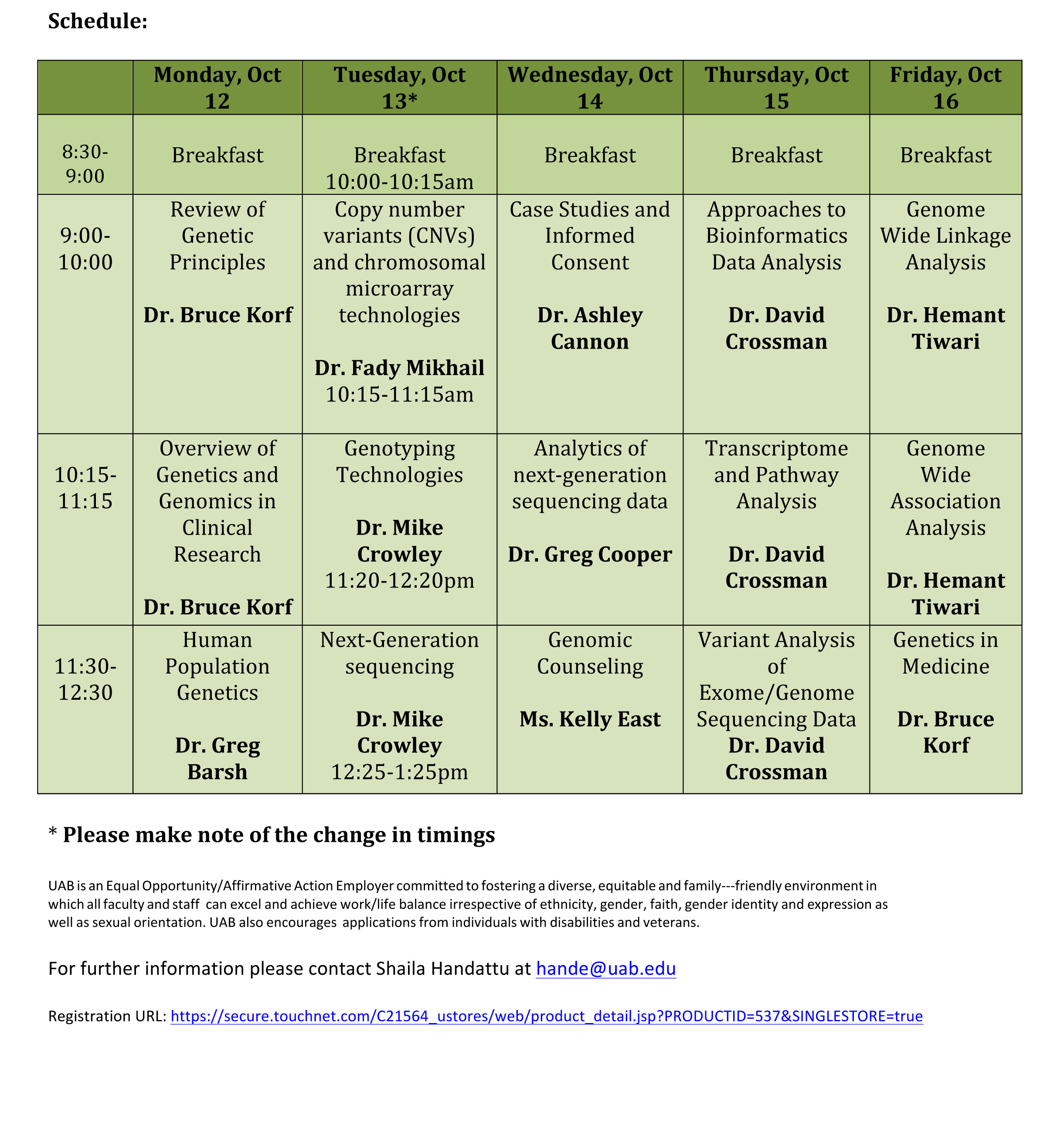 Immersion course Registration2