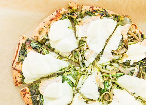 Pesto Chicken Pizza