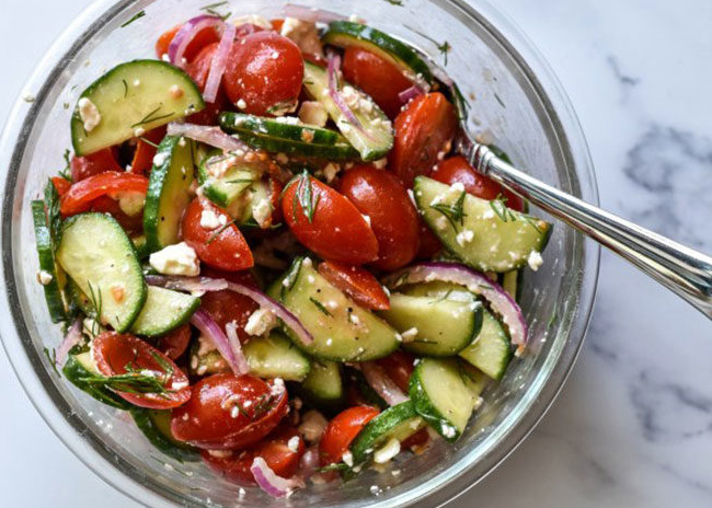 Cucumber Tomato Salad