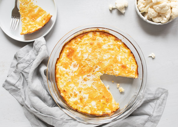 Cauliflower No-Crust Quiche