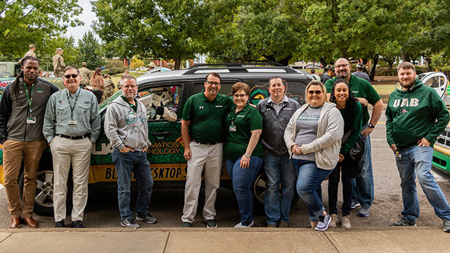 IT takes part in homecoming parade