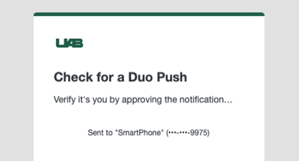 DUO login streamlined for UAB users