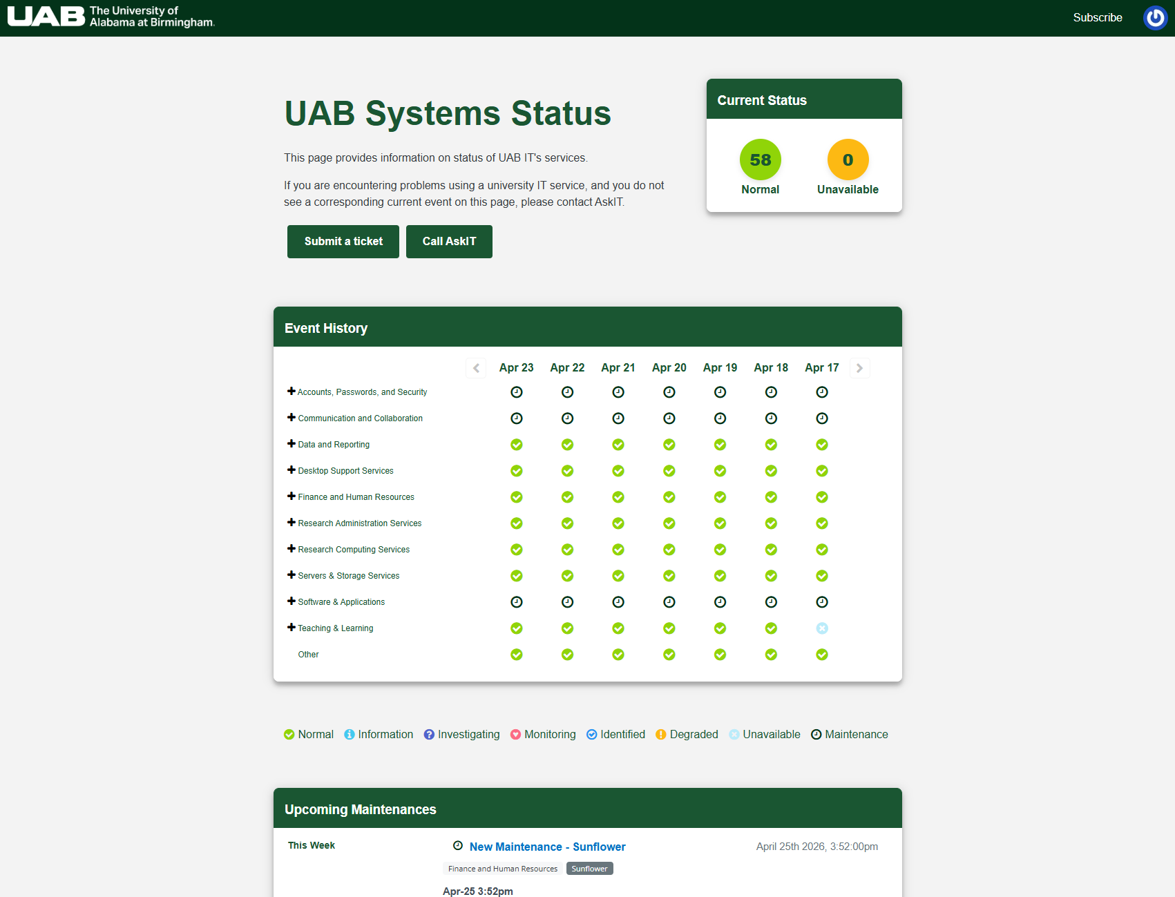 Status-Website-Layout