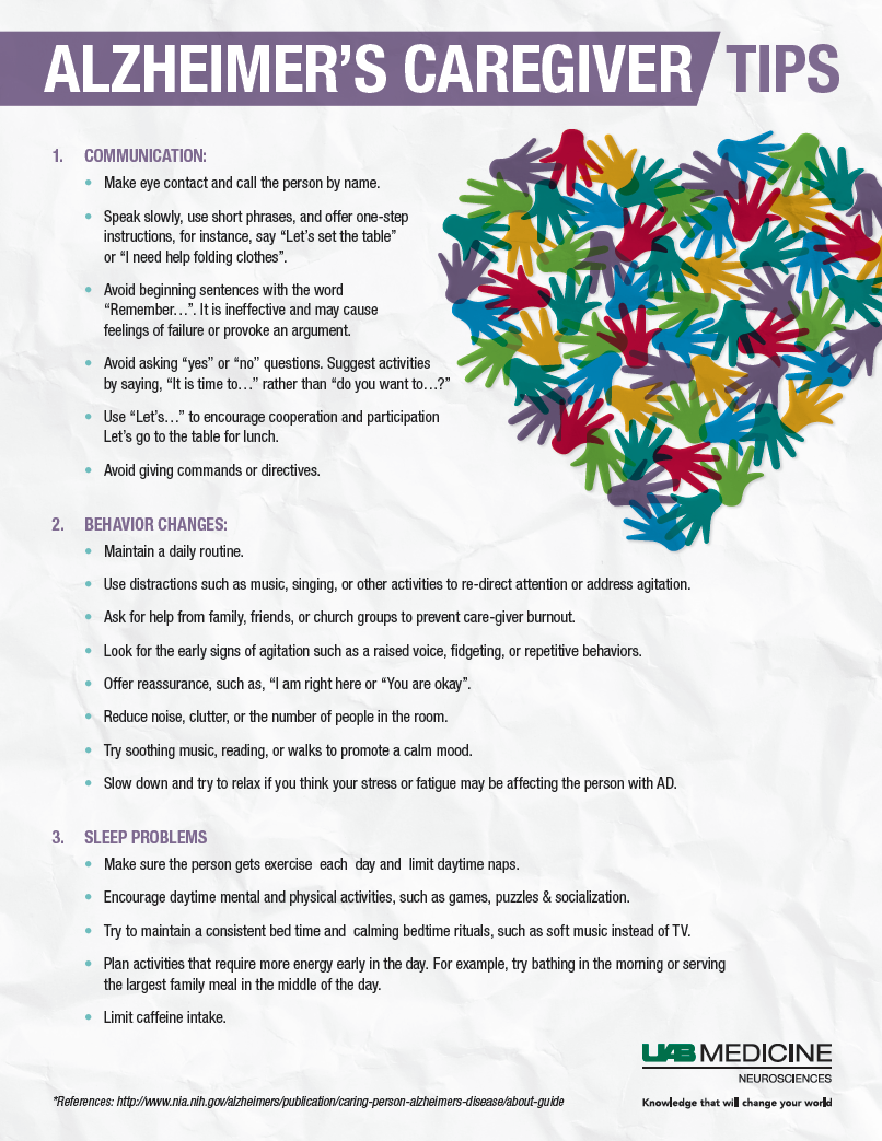 Alzheimers Caregiver Tips